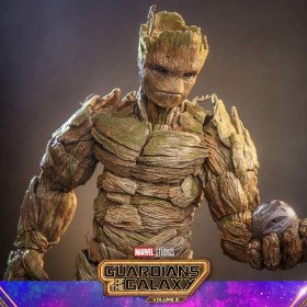 Groot Deluxe Version Guardians of the Galaxy Vol. 3 Movie Masterpiece 1/6 Action Figure by Hot Toys